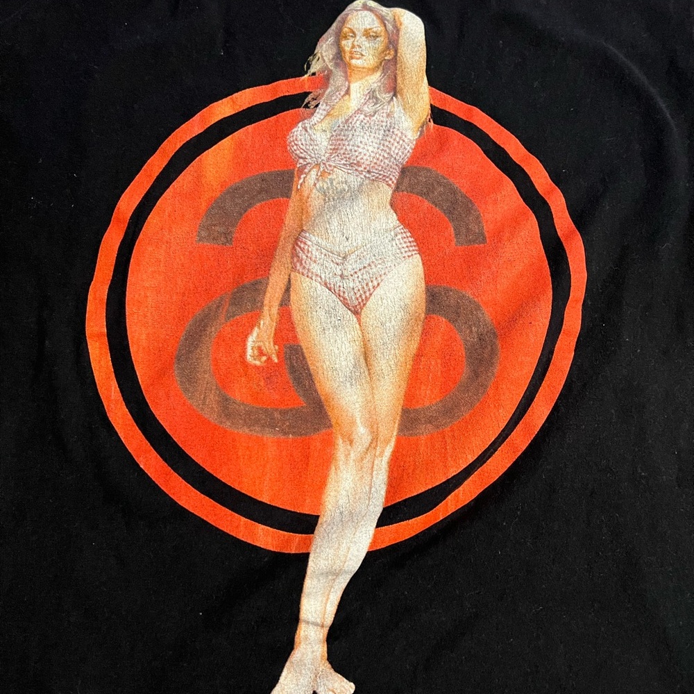 Stussy x Sorayama Bikini Girl Tee Size Medium - Picture 4 of 9